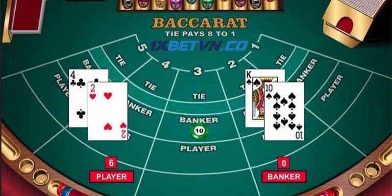 Bật mí mẹo hay chơi cược xâu Baccarat 1xbet cực đỉnh từ cao thủ